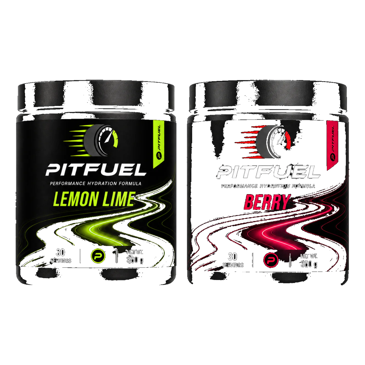 PITFUEL Doppelpack Lemon-Lime und Wild Berry, freigestellt